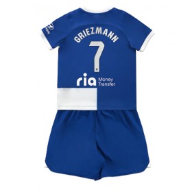 Baby Fußballbekleidung Atletico Madrid Antoine Griezmann #7 Auswärtstrikot 2023-24 Kurzarm (+ kurze hosen)